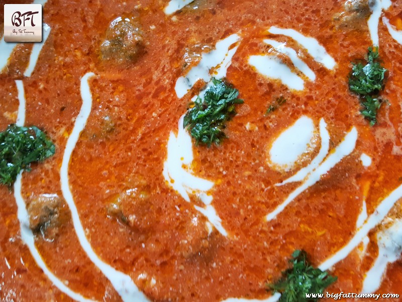 Making of Mutton Koftas in a Tomato Gravy