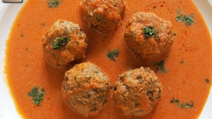 Mutton Koftas in a Tomato Gravy