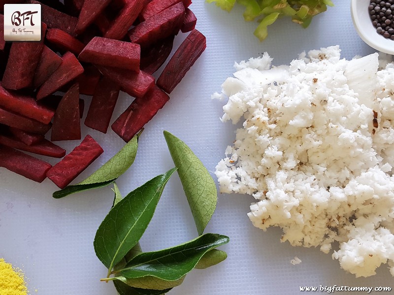 Making of Beetroot Stir Fry