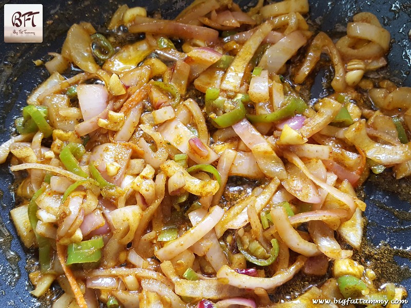 Preparation of Methi Carrot Stir Fry