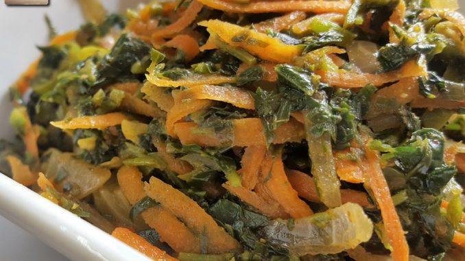 Methi Carrot Stir Fry