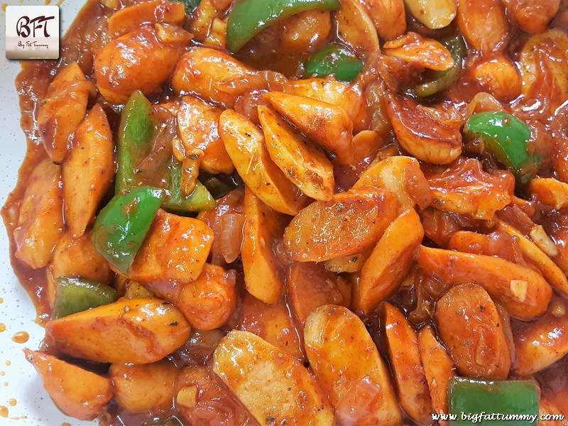 Preparation of Chicken Sausage Stir Fry