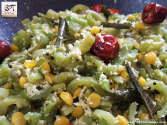 Snake Gourd Chana Stir Fry