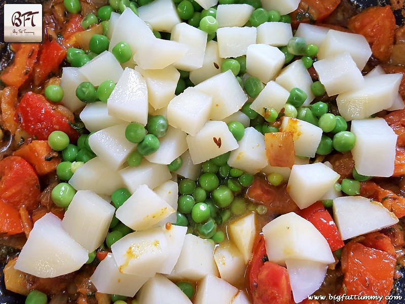 Making of Aloo Matar ki Sabji