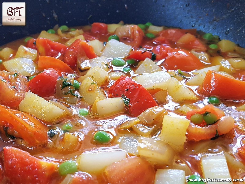 Making of Aloo Matar ki Sabji