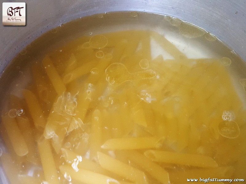 Preparation of Chicken Penne Pasta