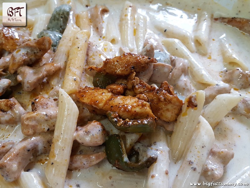 Preparation of Chicken Penne Pasta