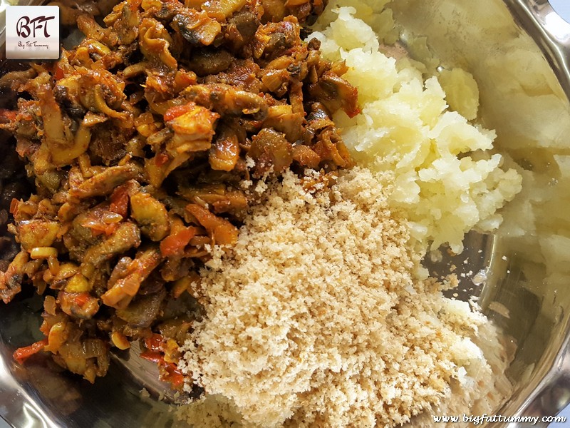 Making of Goan Almyache Dangar / Mushroom Cutlets