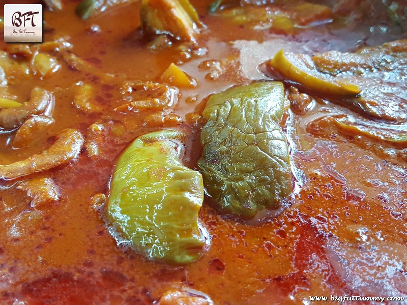 Making of Goan Dry Shrimp Brinjal Curry