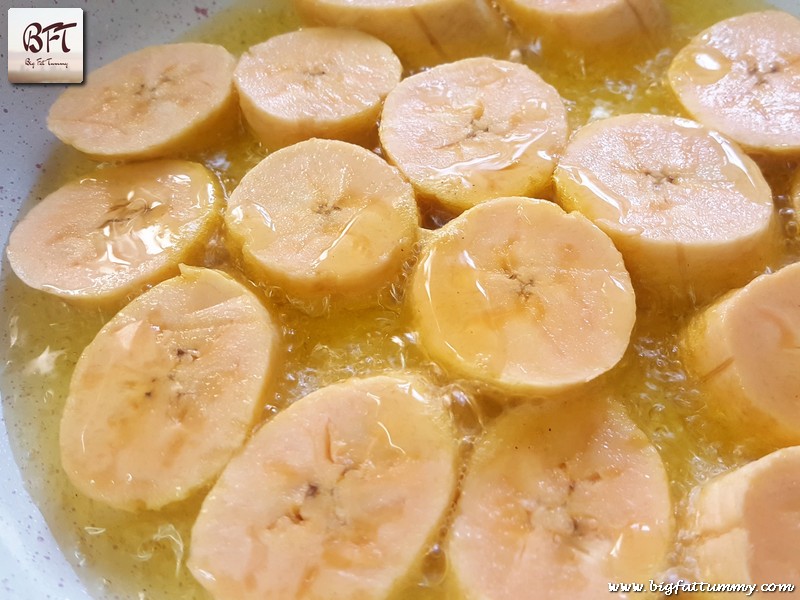 Making of Goan Keleacho Halwo .. a banana sweet dish