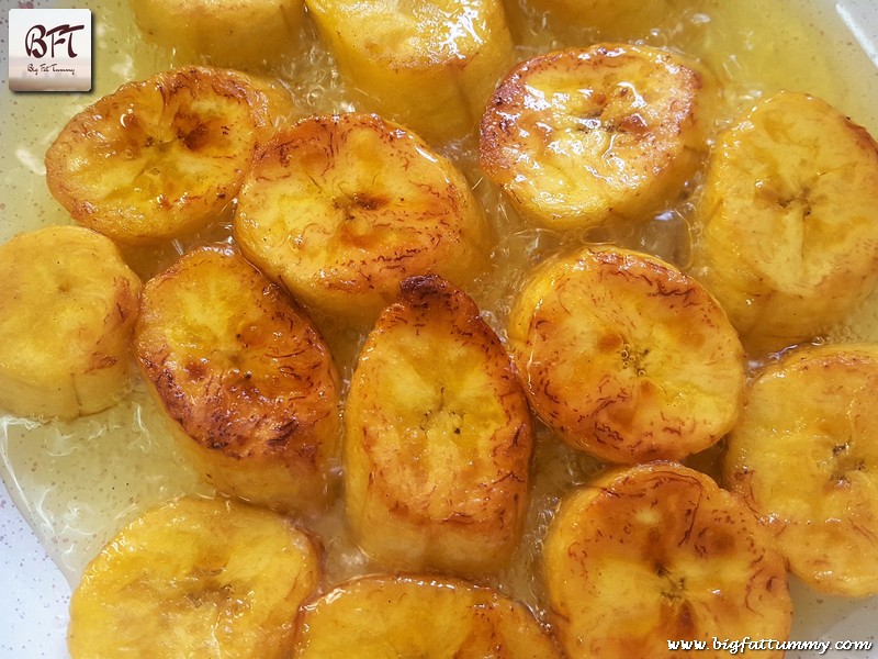 Making of Goan Keleacho Halwo .. a banana sweet dish
