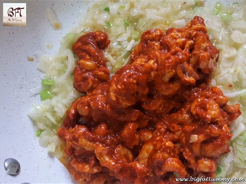 Making of Goan Prawn Recheio