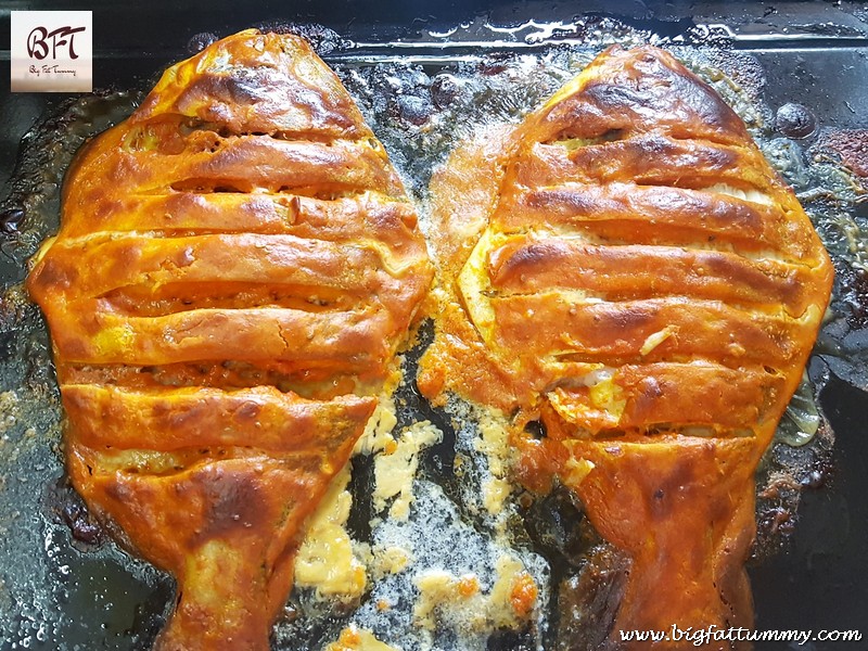 Making of Grilled Pomfret