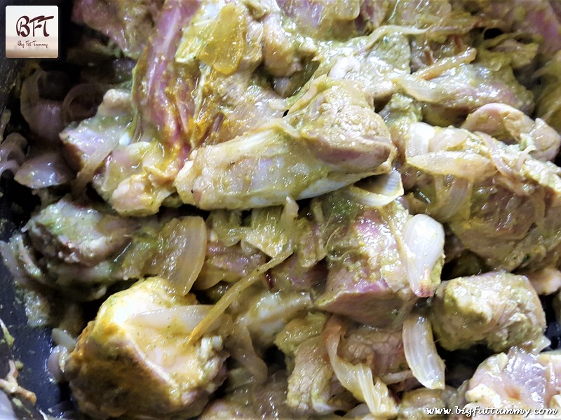 Preparation of Mutton Coconut Curry