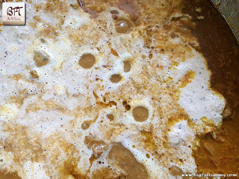 Preparation of Mutton Coconut Curry