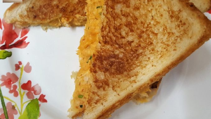 Toasted Chicken Cheese Sandwich