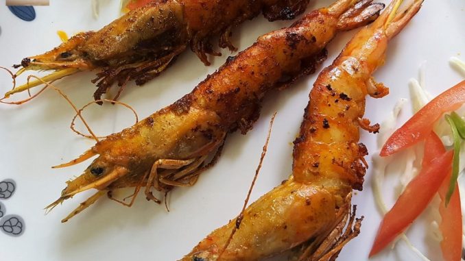 Masala Stuffed Prawns