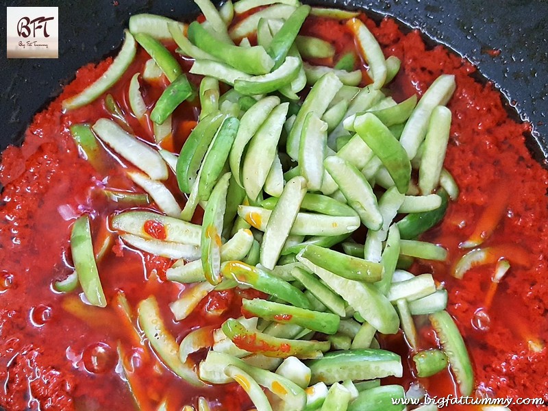 Making of Tendli and Carrot Pickle