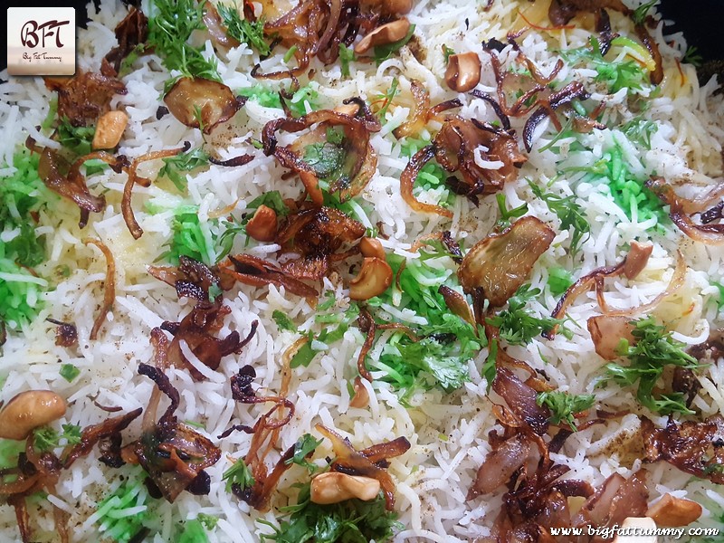 Preparation of Kingfish Biryani