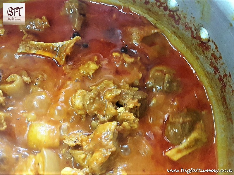 Making of Pork Curry
