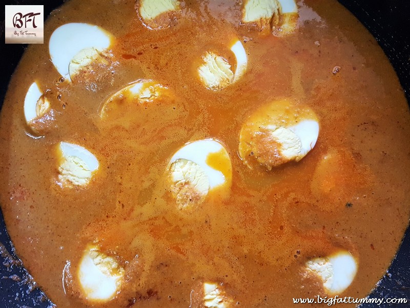 Making of Egg Xacuti Curry