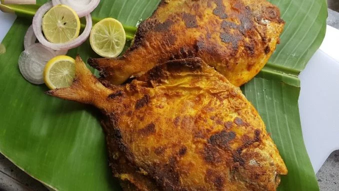 Pomfret stuffed with Green Masala 07