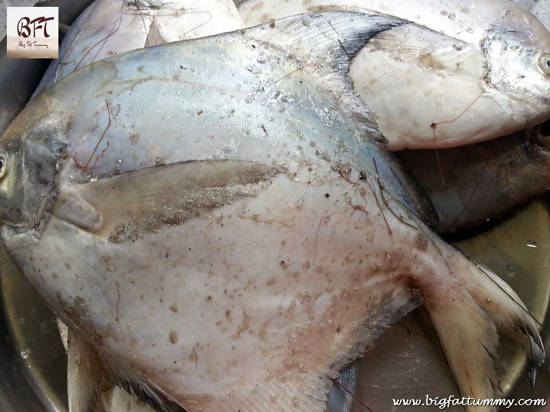 Making of Recheado Pomfret