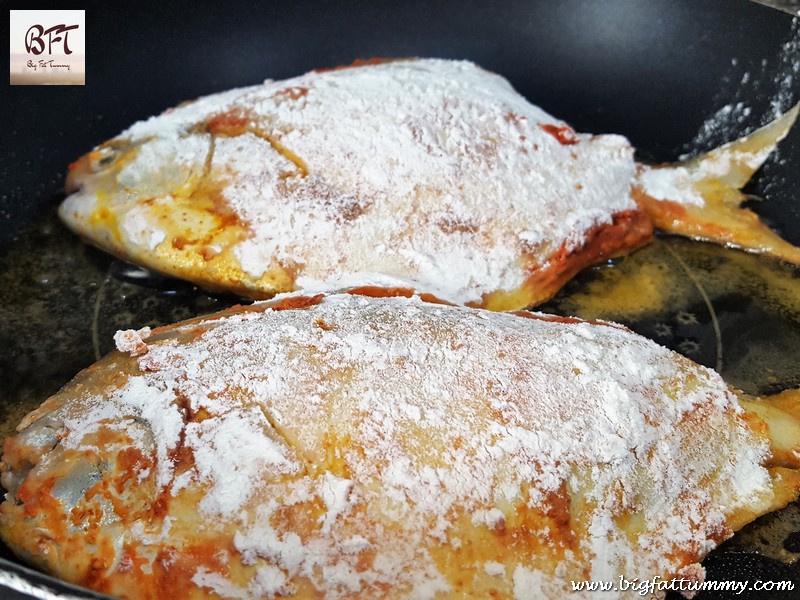 Making of Recheado Pomfret