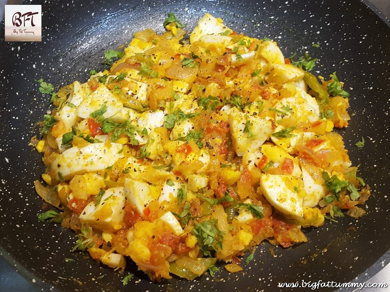 Preparation of Egg Chilly Fry