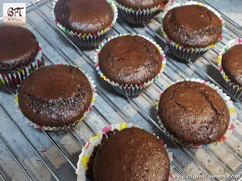 Making of Eggless Chocolate Muffins / Cupcakes