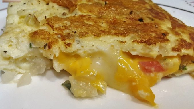 Masala Cheese Omlette 08 Masala Cheese Omelette