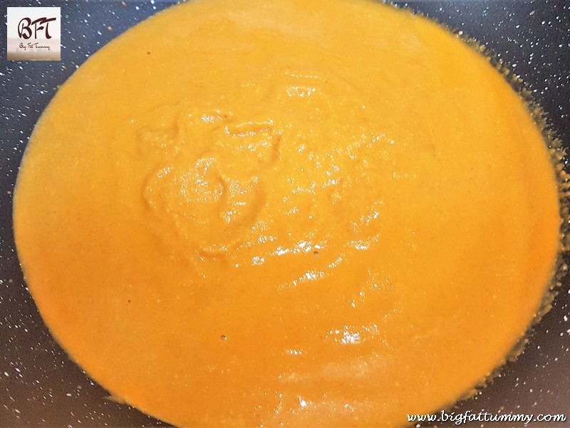 Preparation of Paneer Kofta in a Tomato Cream Gravy