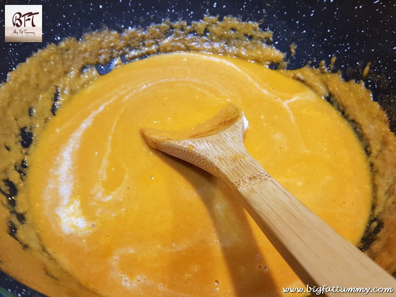 Preparation of Paneer Kofta in a Tomato Cream Gravy