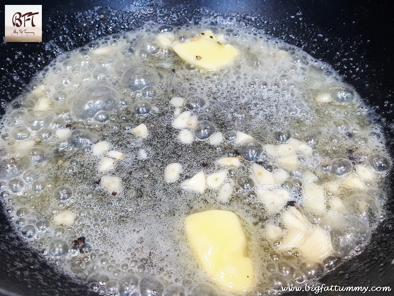 Preparation of Pasta in Mushroom Pepper Sauce