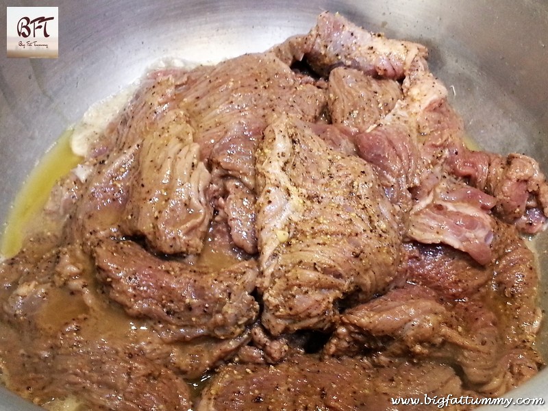 Making of Pepper Beef