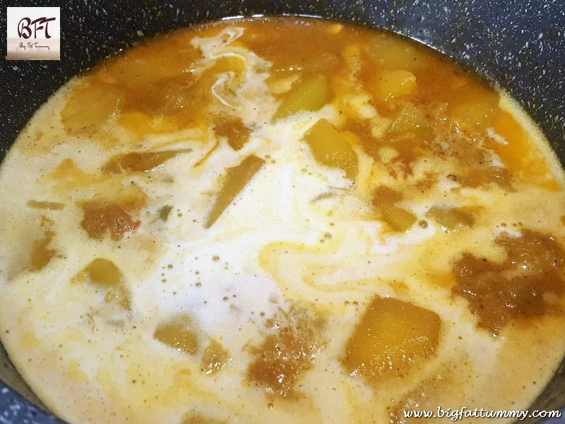 Preparation of Goan Red Pumpkin Prawn Verdur / Curry