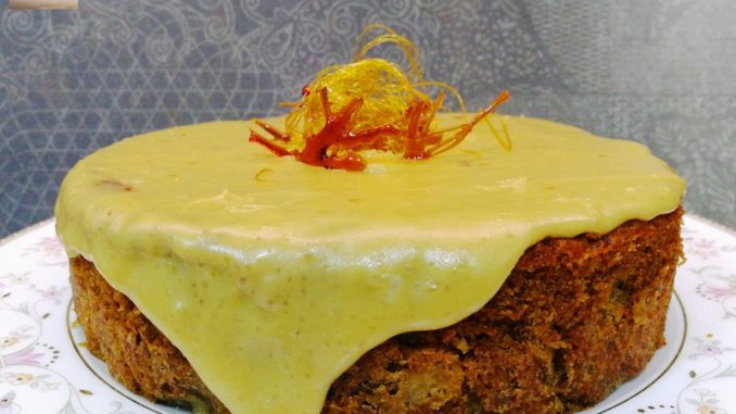 Banana Cake with Caramel Icing 11 Banana Cake with Caramel Icing