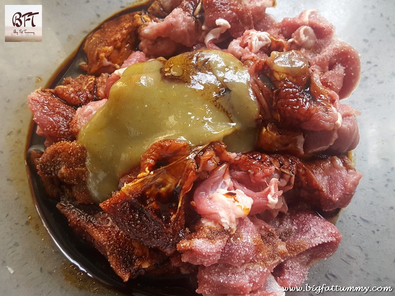 Preparation of Beef Chilly