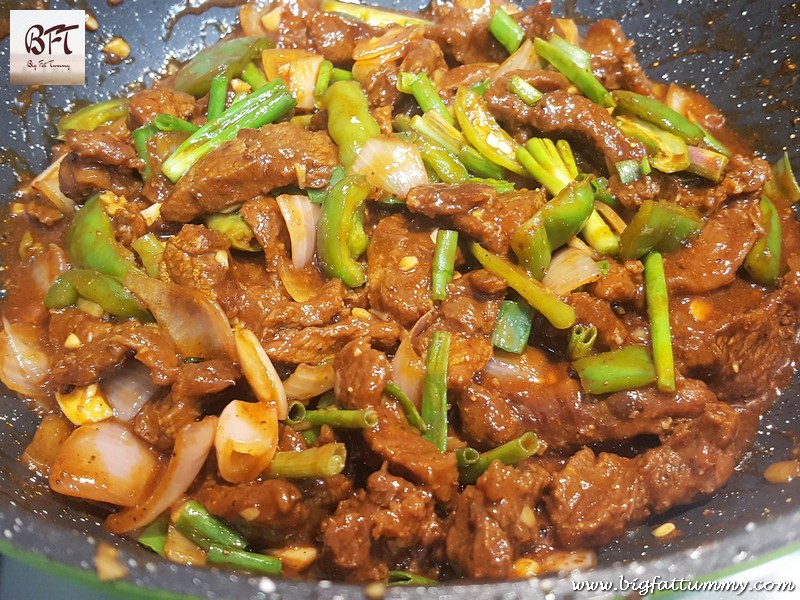 Preparation of Beef Chilly