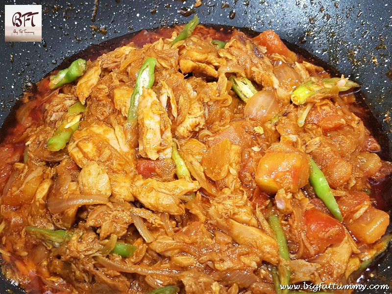 Preparation of Canned Tuna Chilly Fry