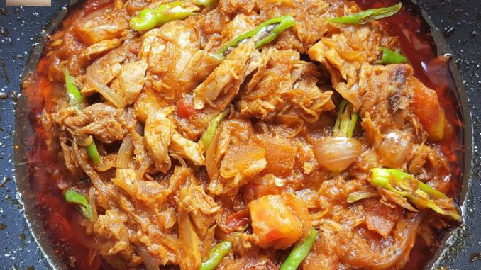 Canned Tuna Chilly Fry 07 Canned Tuna Chilly Fry