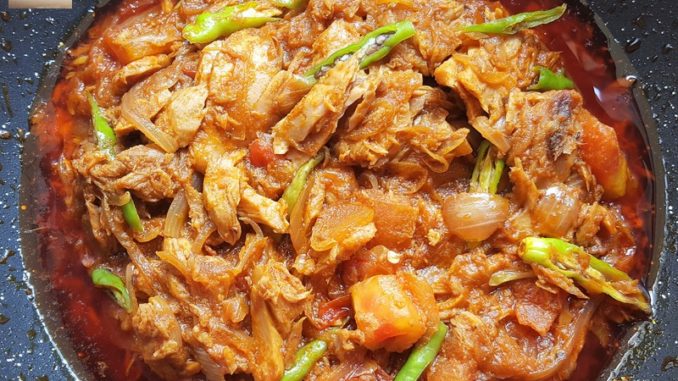 Canned Tuna Chilly Fry