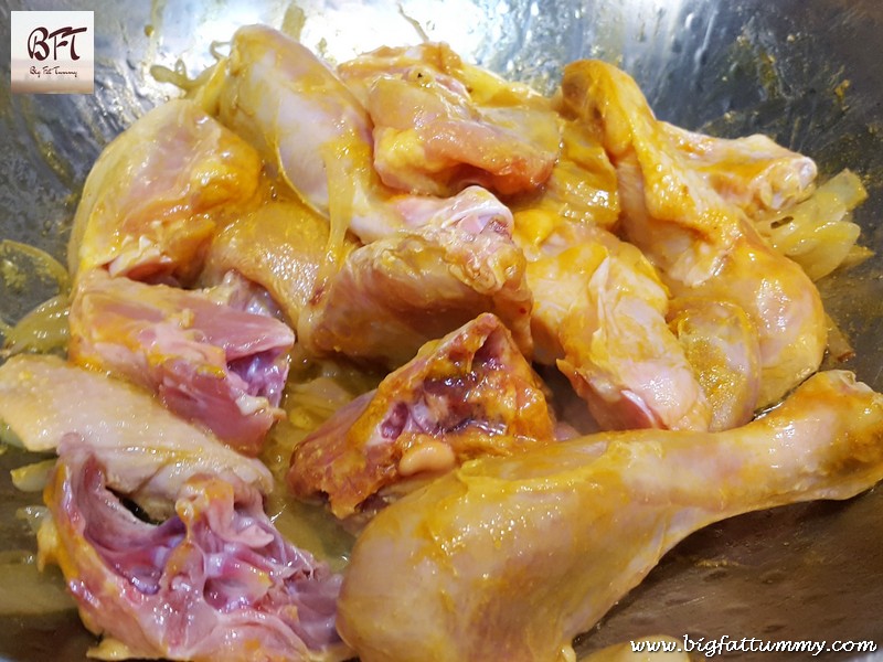 Preparation of Chicken Curry