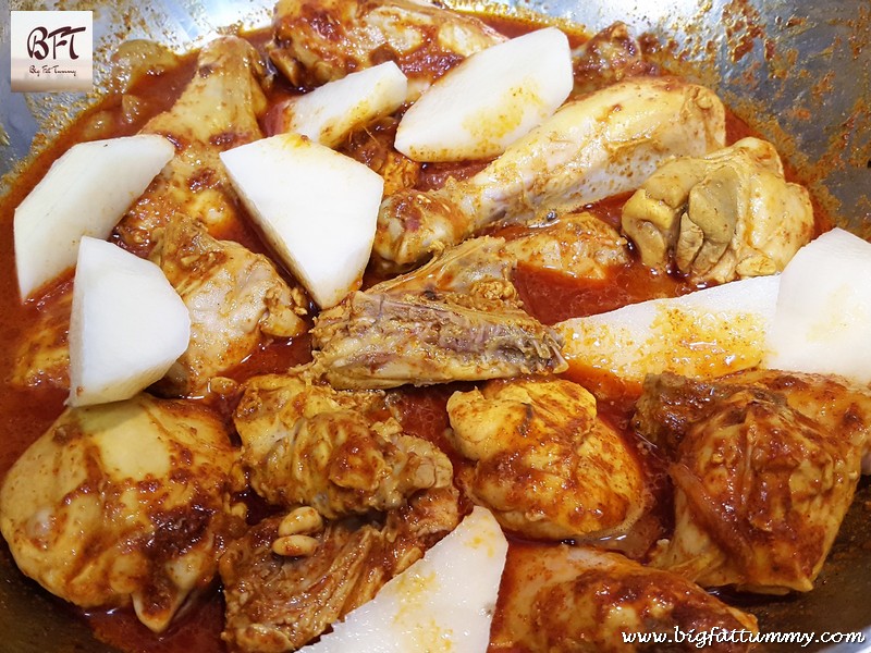 Preparation of Chicken Curry