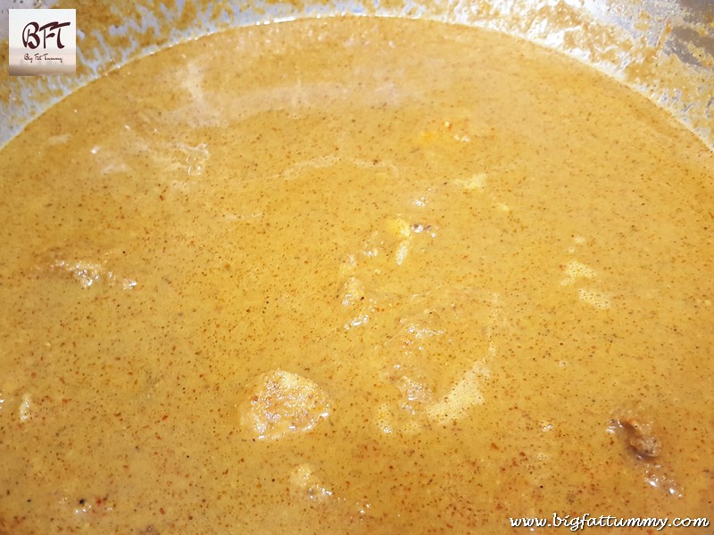 Preparation of Chicken Curry