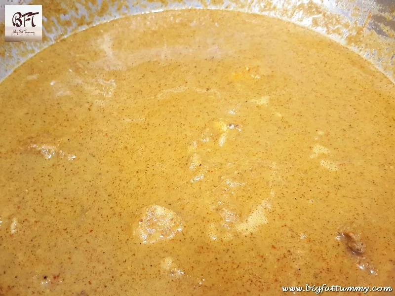 Preparation of Chicken Curry