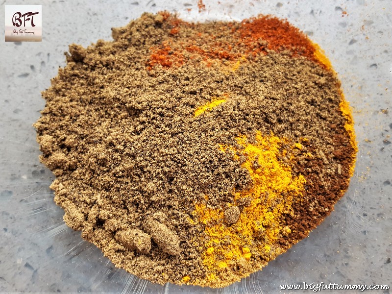 Making of Goan Jeerem Meerem Powder