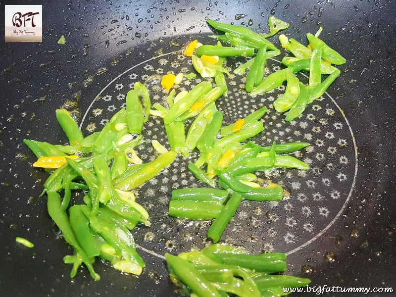 Preparation of Goan Prawn Chow Chow