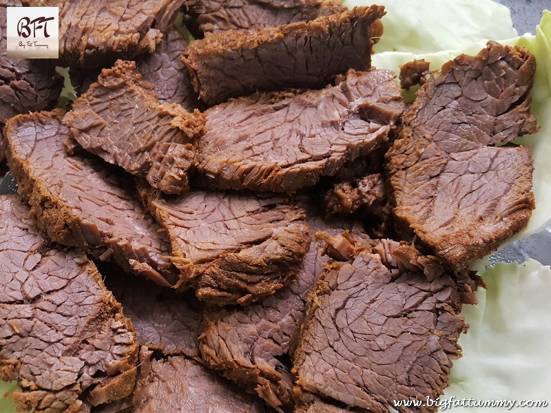 Making of Goan Red Beef Roast