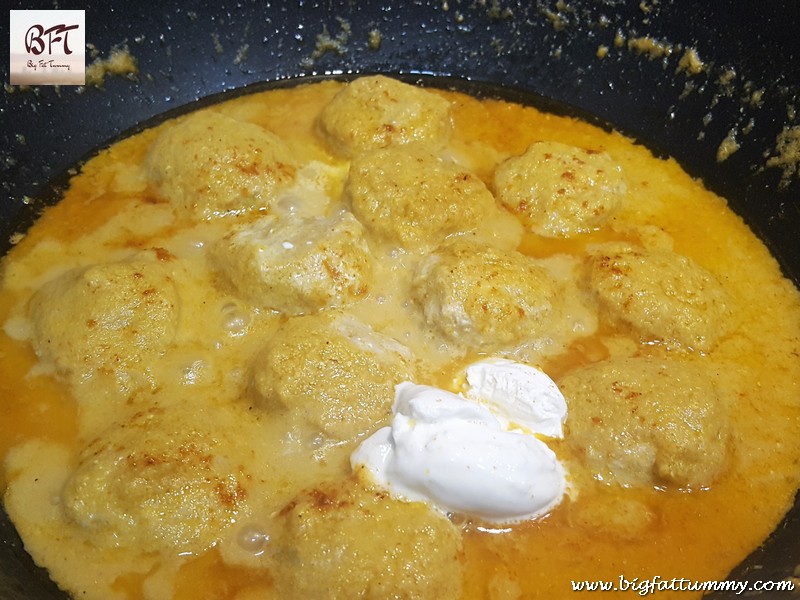 Preparation of Mughlai Chicken Meatballs